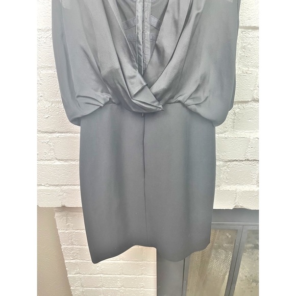 Alexander Wang Black Drape Corset Night Out Dress - Picture 10 of 11